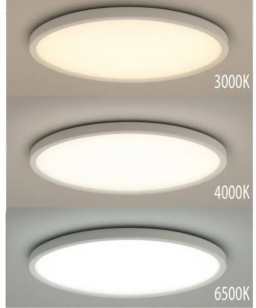 Plafoniera LED 40W/230V 3000/4000/6500K, Ø 50 cm, bianca