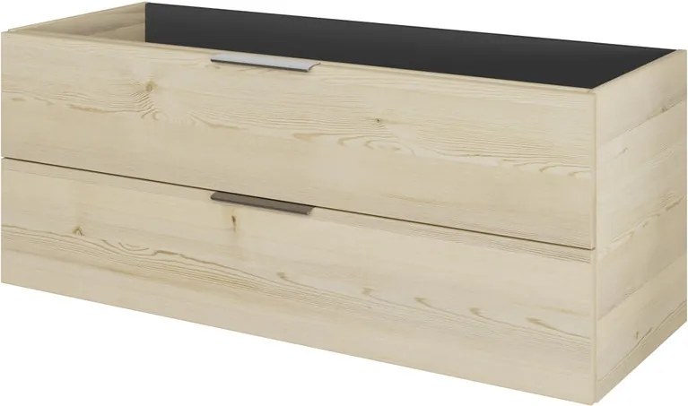 Mobile da bagno sospeso Madeo di Pelipal L 119 x H 48 x P 45 cm pino polar, 2 cassetti