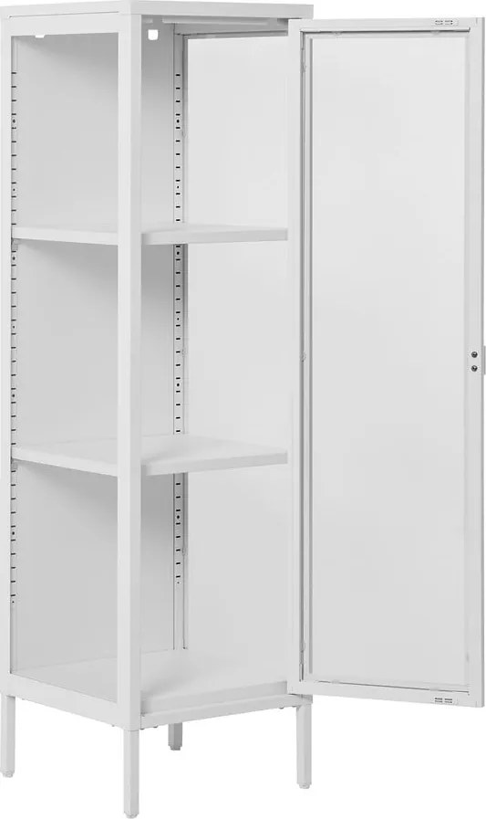 Vetrina in metallo bianco 40x140 cm Brisbane - House Nordic
