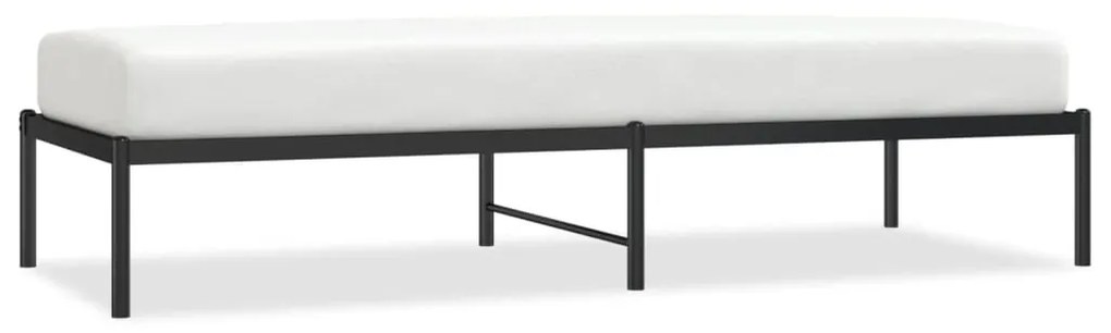 Giroletto in metallo nero 75x190 cm