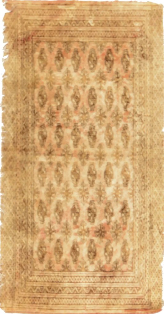 Turkmen Tappeto persiano 60x110 (Iran)