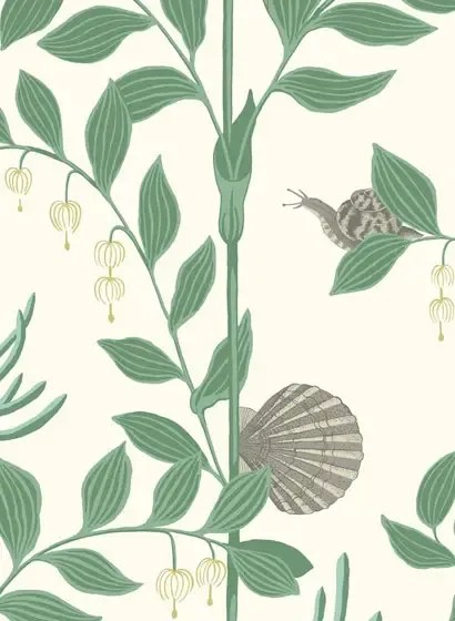 Cole & Son Carta da parati Secret Garden - Dark Green