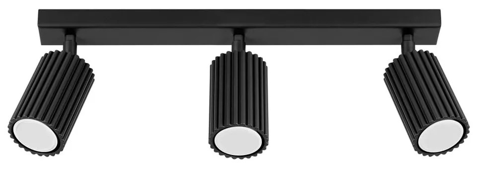 Faretto nero 6,5x45 cm Gleam – Sollux