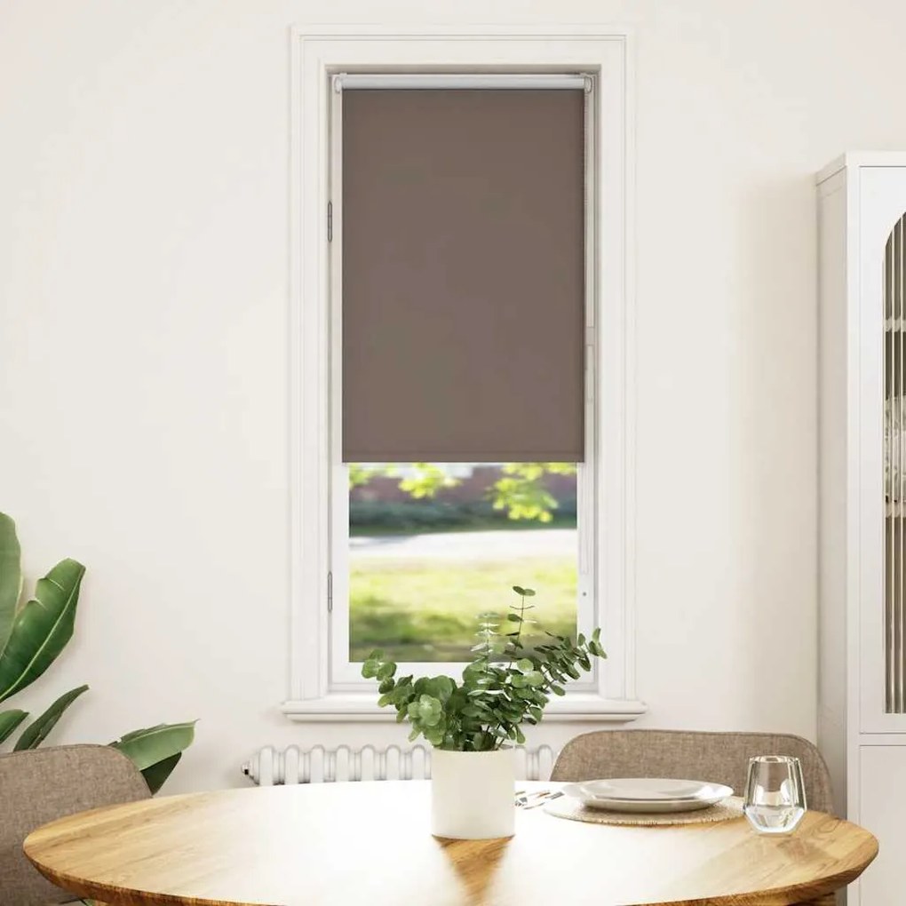 Tenda A Rullo Oscurante 60x130 Cm Larghezza Tessuto 55,7 Cm /