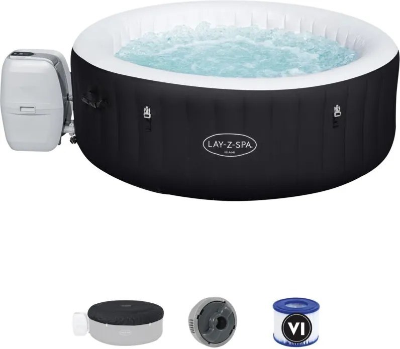 Bestway - 60001 Miami piscina idromassaggio Idro lay-z-spa cm 180xh66