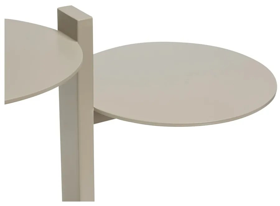 Tavolino da caffè in metallo con doppio ripiano 25x52 cm Platform - Hübsch