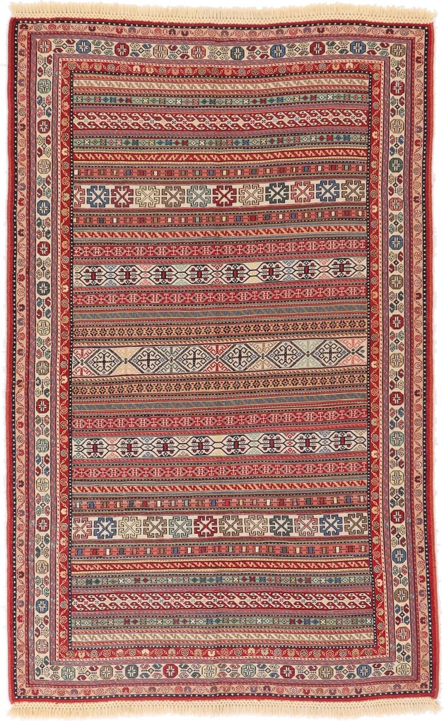 Kilim Tappeto 220 x 140 (Iran) Tessuto A Mano