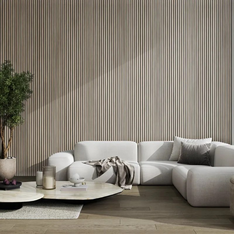 Pannello decorativo  idrofugo Cover Rovere sbiancato L 270 x L 40 cm, Sp 9 mm