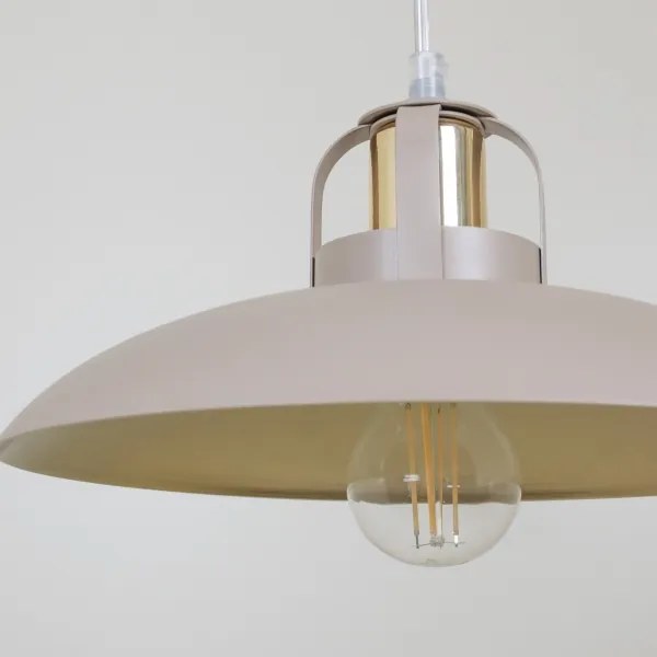 Brilagi - Lampadario a sospensione con filo FLAMENGO 2xE27/60W/230V beige