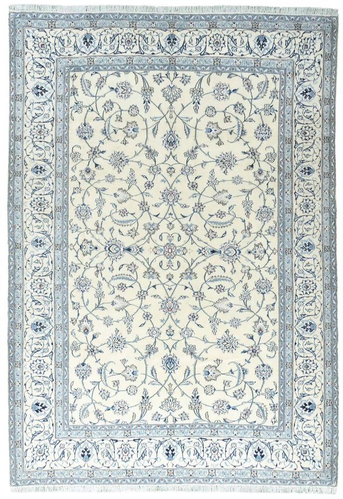 Nain Tappeto persiano 200 x 290 Beige (Iran) Annodato A Mano