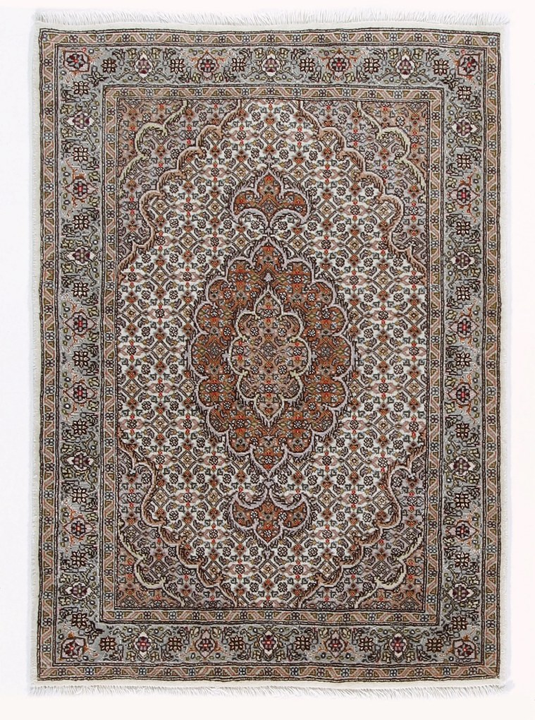 Tabriz Tappeto 90x60 (Iran) Annodato A Mano