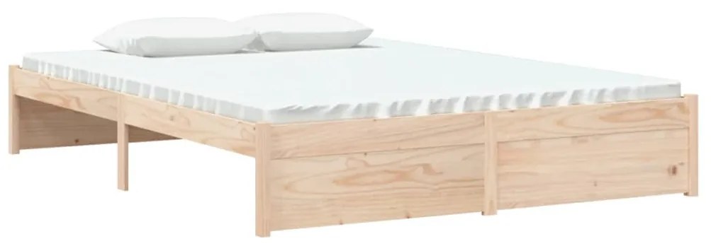 Giroletto 135x190 cm 4ft6 double in legno massello di pino