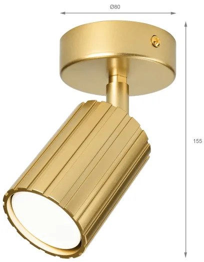 Brilagi - Faretto CRISPINA 1xGU10/10W/230V dorato