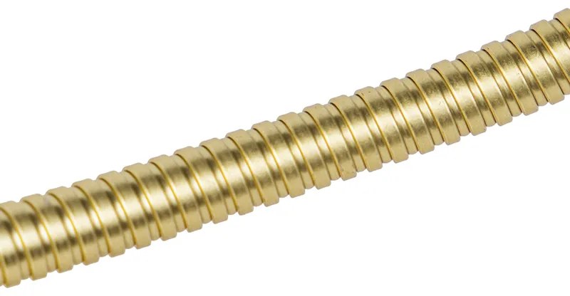 Applique Art Déco oro con USB e braccio flessibile - Brescia Combi