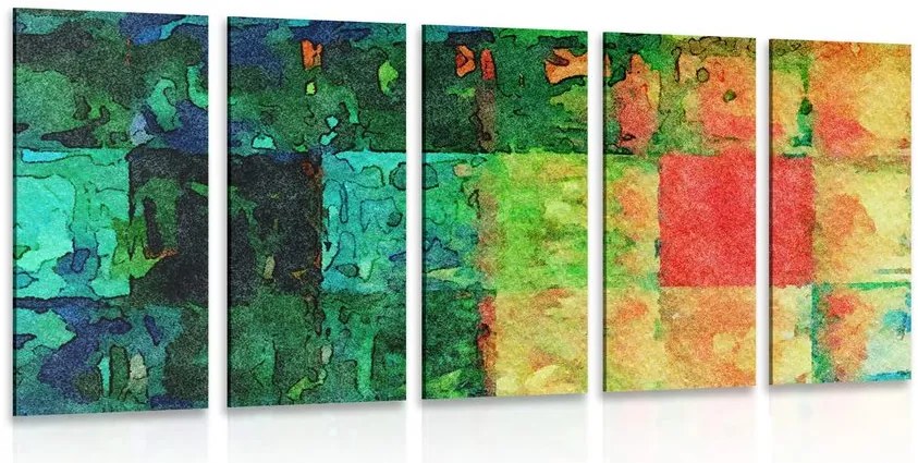 Quadri 5 pezzi – Arte visiva colorata