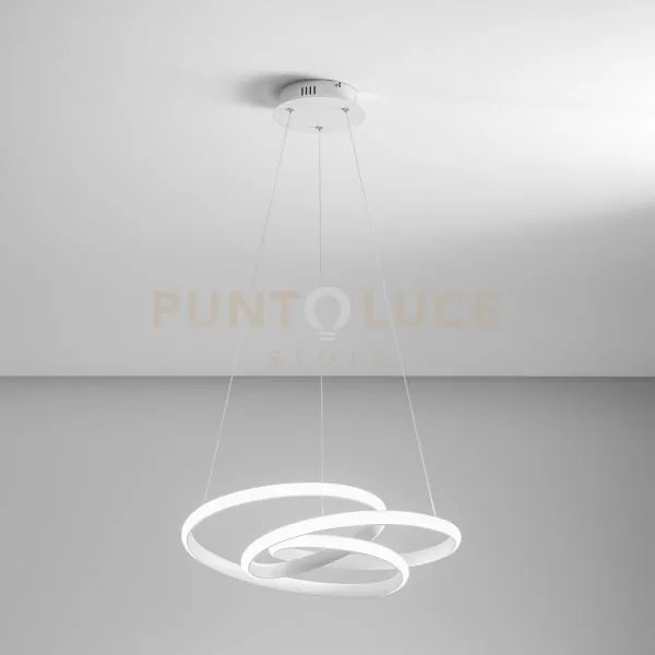 Diva s/p - lampadario a sospensione colore bianco a led 3000k 1950l...