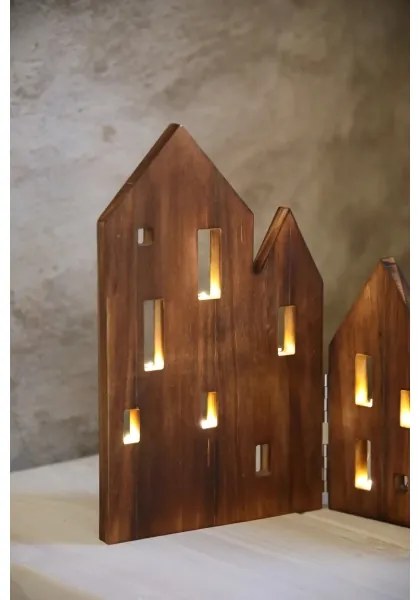 Markslöjd 706212 - Decorazione di Natale a LED VIEW LED/0,9W/230V pino/marrone