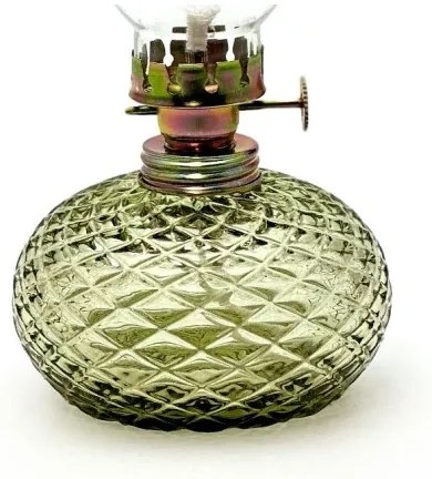 Lampada a olio Eliška 20 cm verde