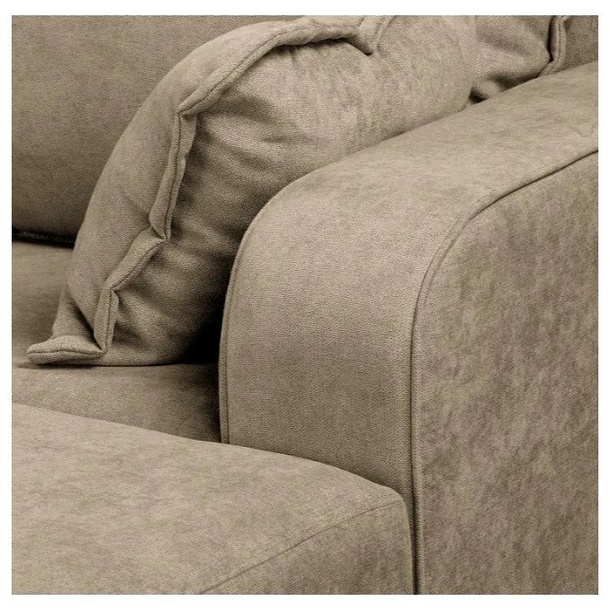 Divano angolare marrone chiaro (angolo destro) Beata - Ropez