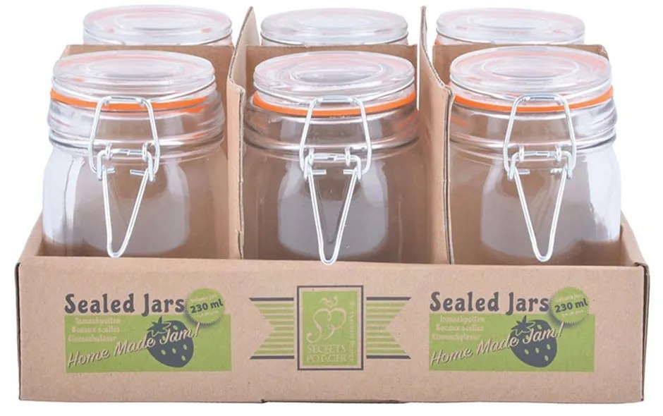 Vasetti per conserve in set da 6 vasetti da 230 ml - Esschert Design