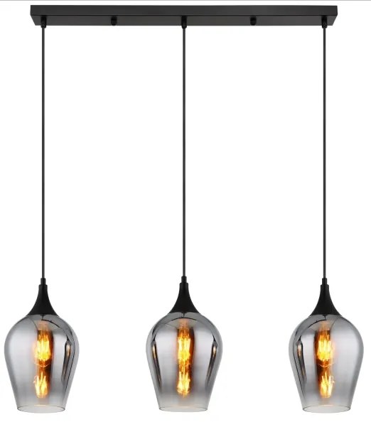 Globo 155520-3HS - Lampadario a sospensione con filo LAVUS 3xE27/60W/230V