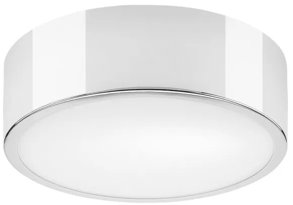 Plafoniera DANTE 1xE27/60W/230V diametro 26 cm cromo lucido