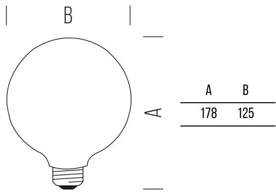 Globo 125 Stick 1521lm 11,0W E27 WW