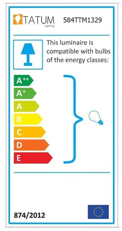Lampadario nero/dorato ø 40 cm Tempo – Opviq lights