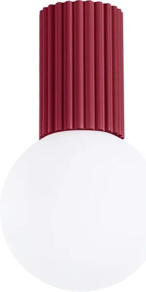 Sollux SL.1748 - Plafoniera da bagno HALO 1xG9/8W/230V IP44 rosso