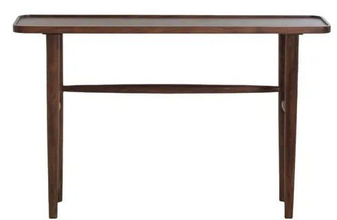 Consolle in acacia massiccia marrone 30x120 cm Qiano - Light &amp; Living