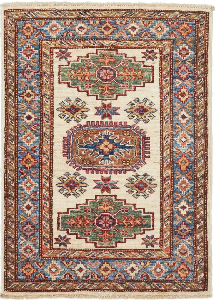 Kazak Tappeto orientale 60 x 90 (Pakistan) Annodato A Mano