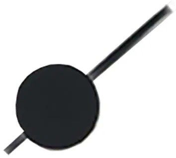 Applique JAMES in metallo 15x5 cm verniciato Nero