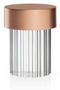 Flos - Last Order Fluted Portable Lampada da Tavolo Satin Rame Flos