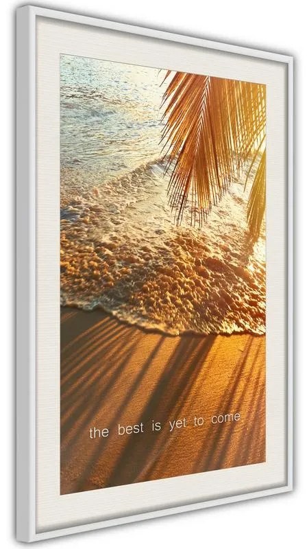 Poster  Beach of Dreams  Cornice Quadri Cornice nera con pass-partout, Larghezza x Altezza Home decor 20x30