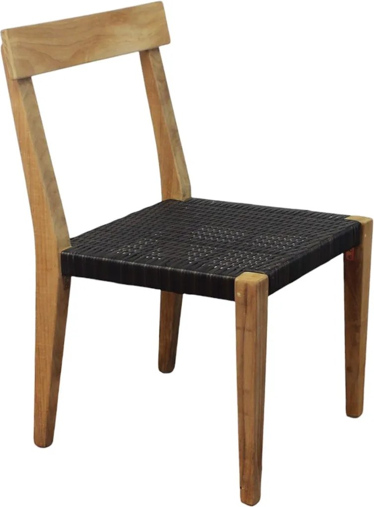 SHINDY - sedia in teak e corda
