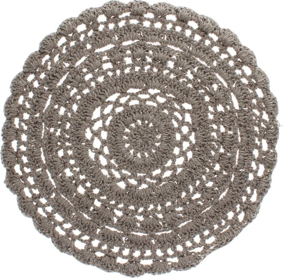 Tovaglietta in misto cotone ø 35 cm Crochet – Rex London