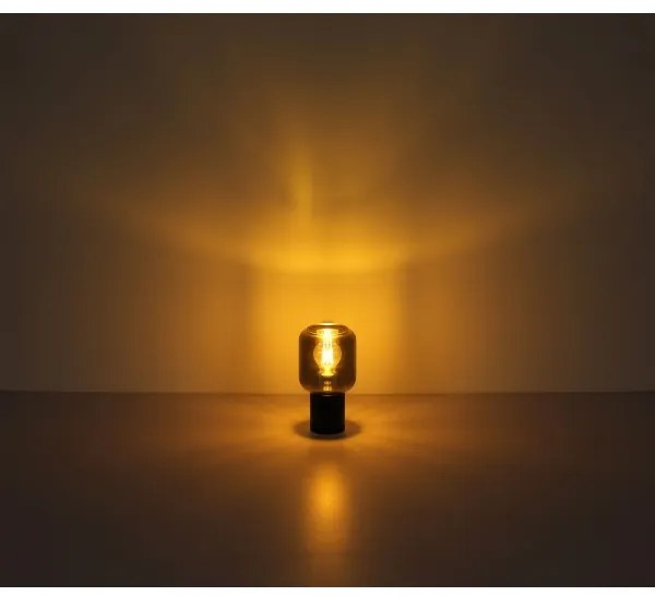 Globo 21004S - Lampada da tavolo NINJO 1xE27/40W/230V nero