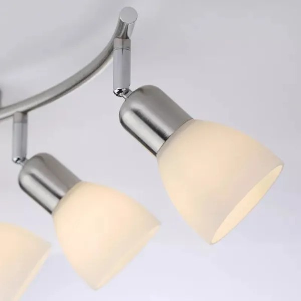 JUST LIGHT. 11953-55 - Faretto KARO 3xE14/40W/230V cromo opaco