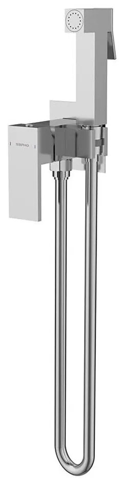 Sapho-Rubinetto per bidet con doccia da incasso CUBEMIX cromo lucido