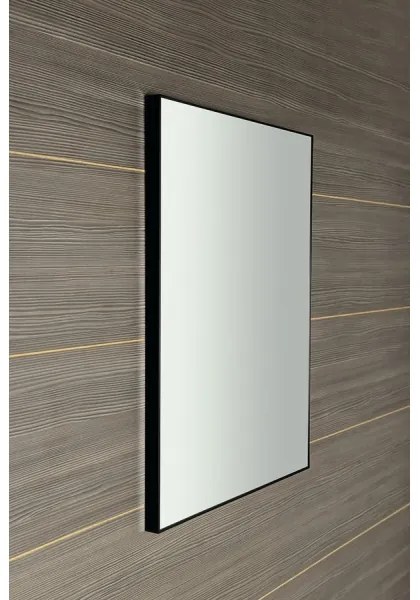 Sapho - Specchio con cornice AROWANA 60x80 cm nero opaco