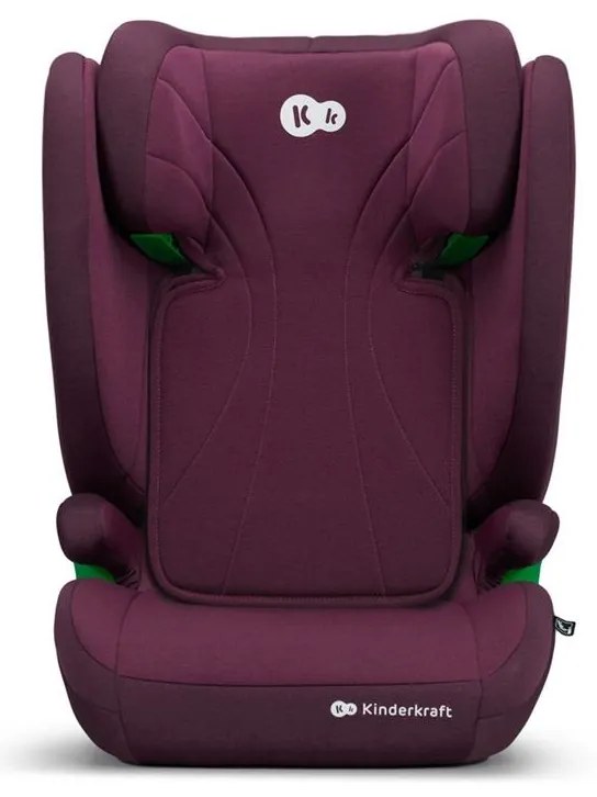 KINDERKRAFT - Seggiolino auto JUNIOR FIX 2 (100-150 cm) Cherry pearl