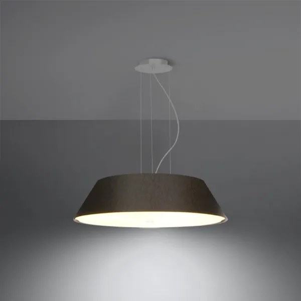 Sollux SL.0766 - Lampadario su filo VEGA 5xE27/60W/230V d. 60 cm nero