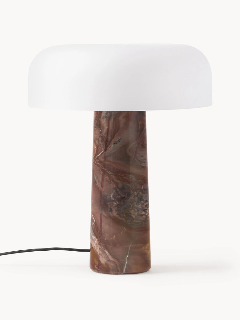 Lampada da tavolo con base in marmo Carla