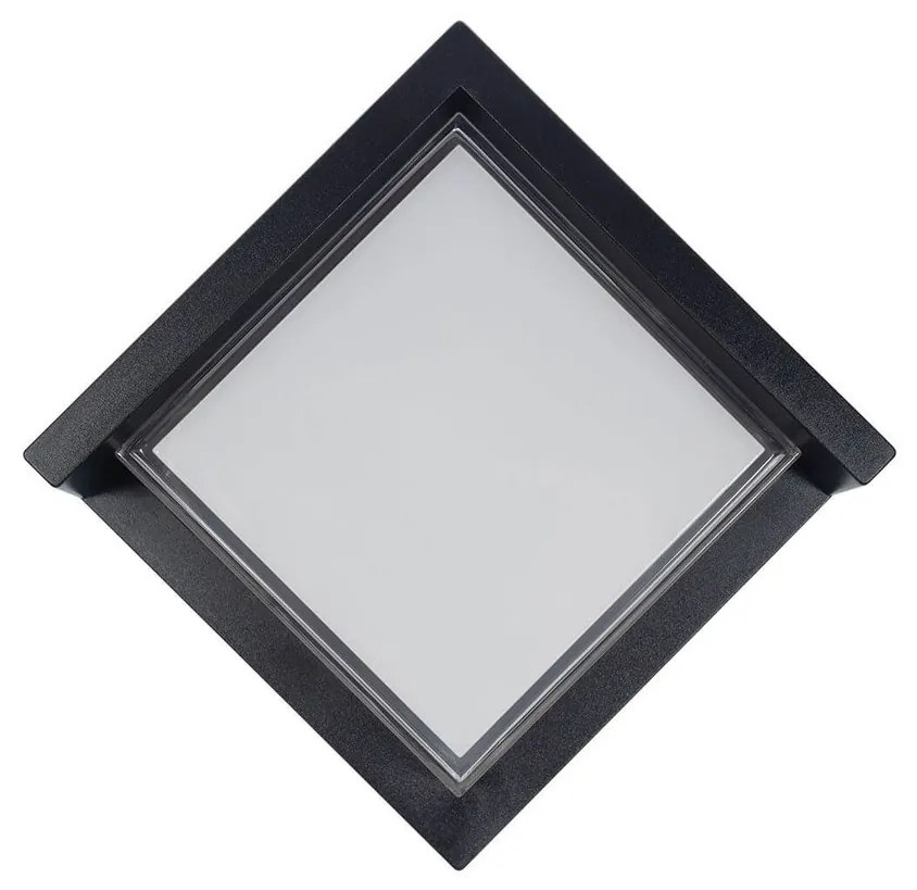 Applique IP65 LED da Parete 12W B. Naturale a Rombo Colore Bianco Naturale 4.200K