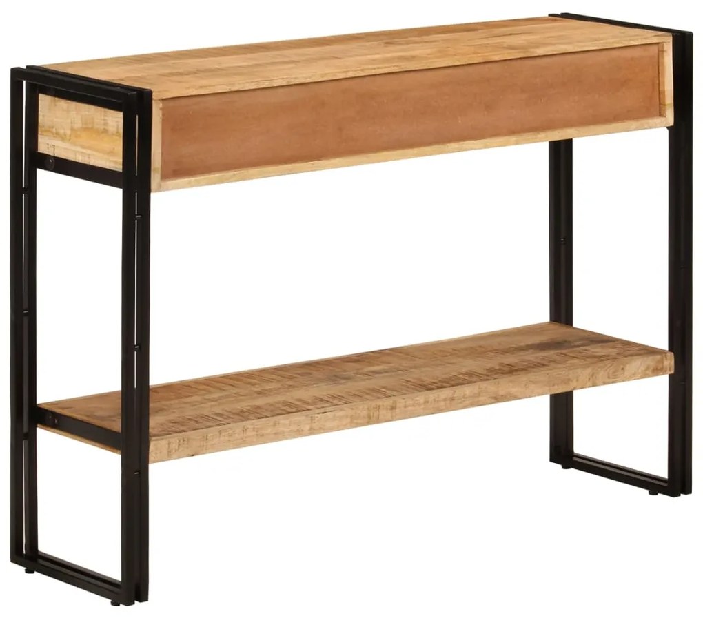 Tavolo consolle 110x30x76 cm in legno massello di mango