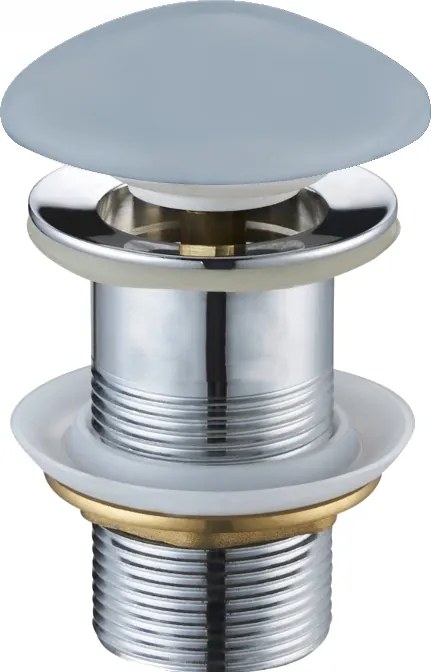 Mexen tappo click-clack rotondo, ceramica grigio-blu opaco - 79910-69