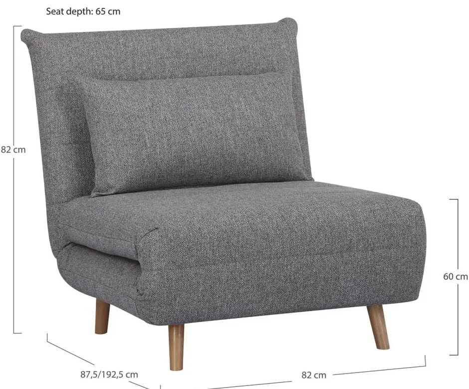 Poltrona grigia Marlow - House Nordic