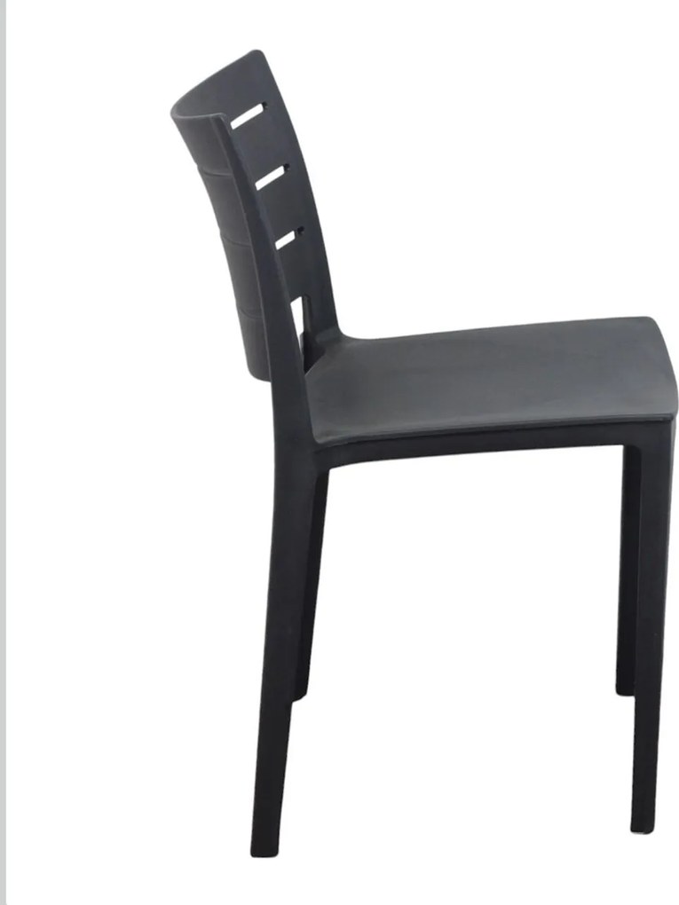 CABOT - set 2 sedie in polipropilene impilabile