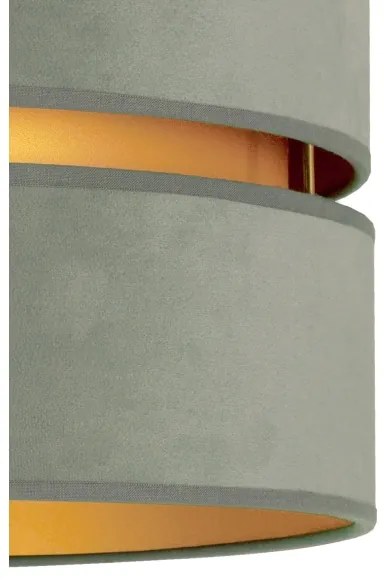 Duolla - Plafoniera DUO 1xE27/15W/230V diametro 40 cm luce verde/oro