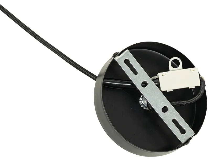 Lampada a sospensione orientale in bambù 32 cm - Amira